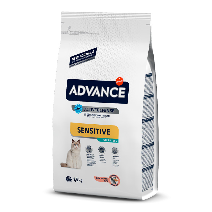 AFFINITY ADVANCE FELINE STERILIZED SENSITIVE SALMÓN Y CEBADA AFFINITY ADVANCE FELINE STERILIZED SENSITIVE SALMÓN Y CEBADA