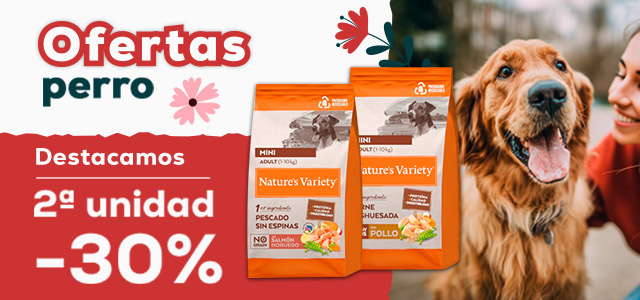 Ofertas perro 🐶  | 2ª ud. -30% en pienso Nature’s Variety 3kg