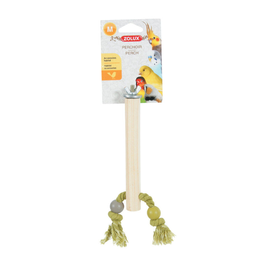 Zolux percha de madera con cuerdas para p&aacute;jaros, , large Imagen numero 1