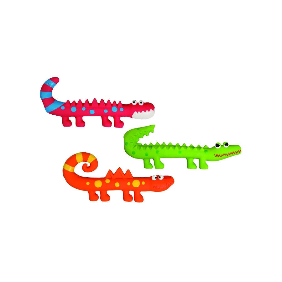 Flamingo Jurassic Juguetes de l&aacute;tex para perros