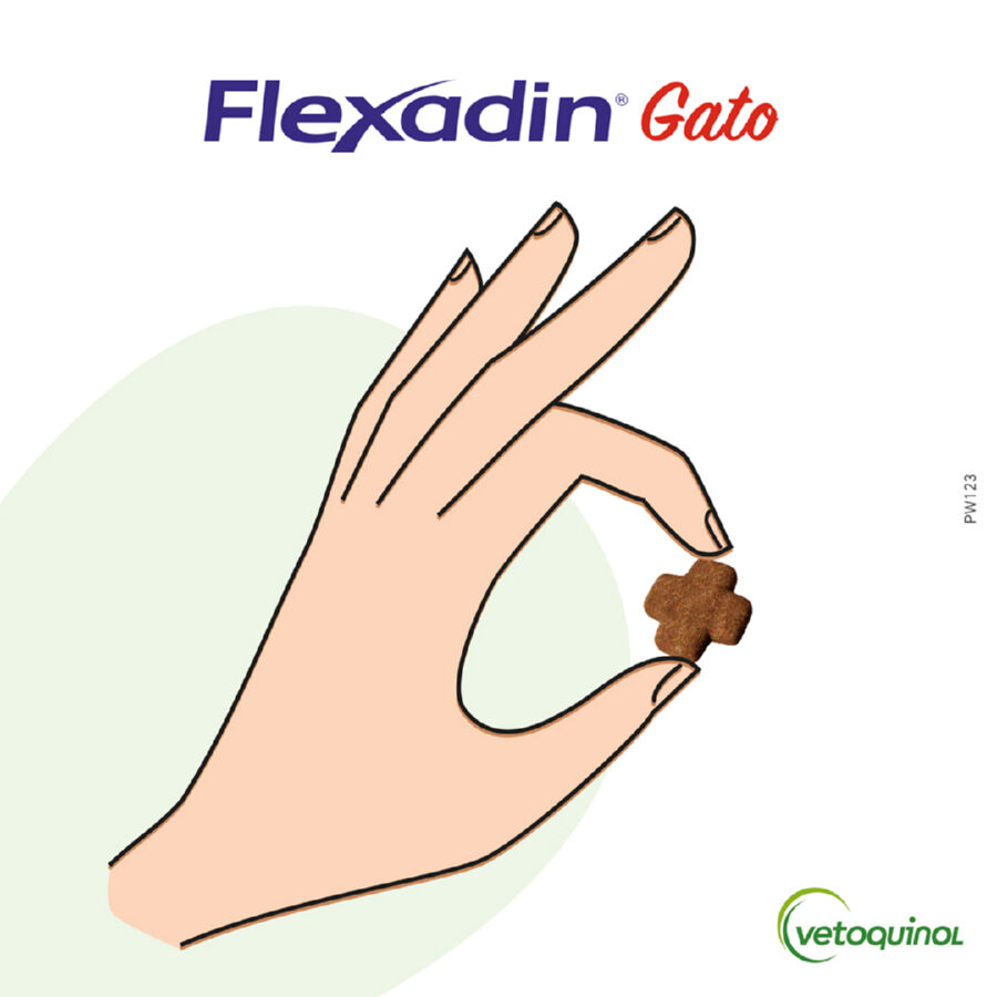 60 comprimidos Vetoquinol Flexadin Adult Condroprotector para gatos, , large indicador imagen numero 2