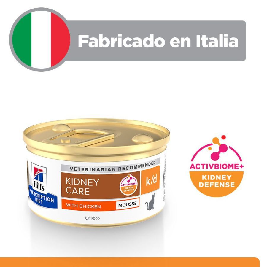 85 g Hill's Prescription Diet k/d Mouse de Pollo lata para gatos, , large indicador imagen numero 5