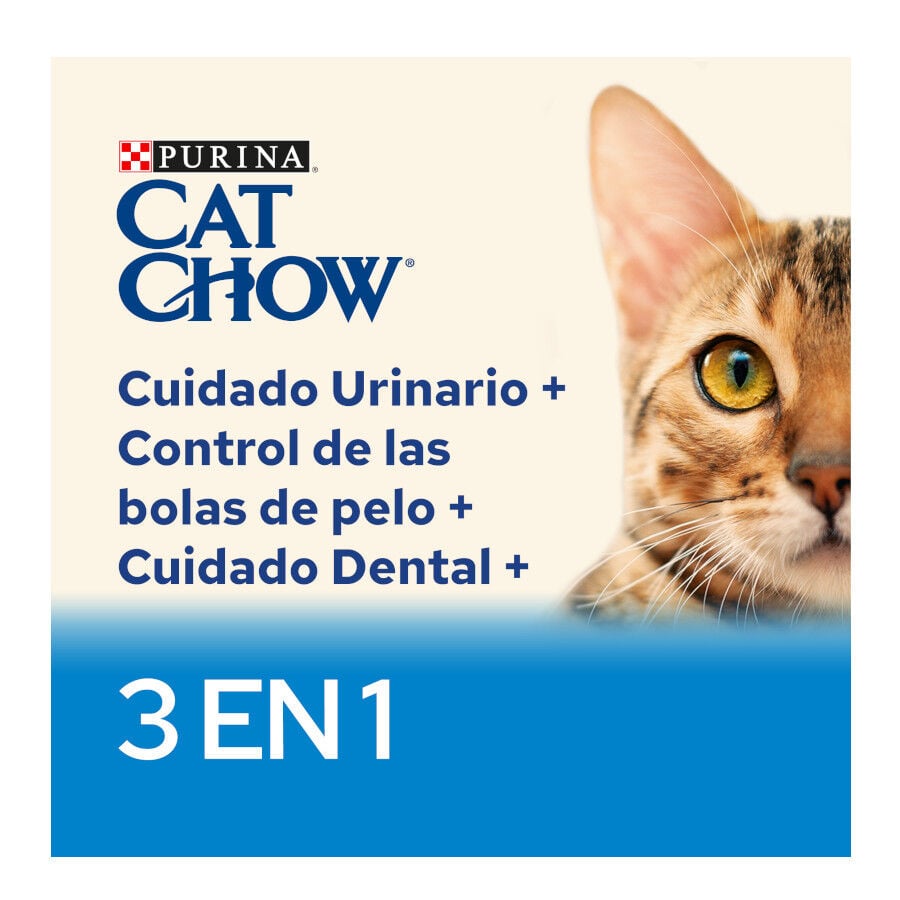 15 kg Cat Chow 3 en 1 Pavo pienso para gatos, , large indicador imagen numero 2