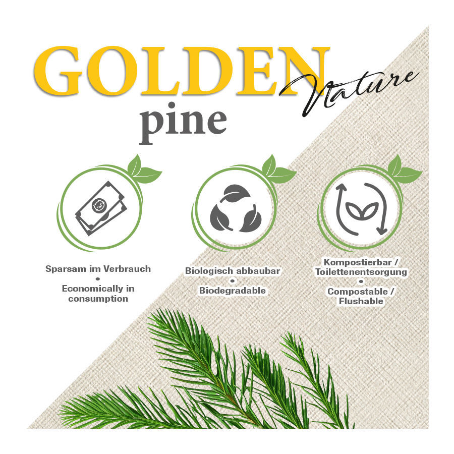 Golden Grey Pino Arena Aglomerante para gatos, , large indicador imagen numero 3