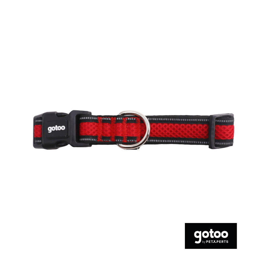 Gotoo Collar de malla transpirable rojo para perros, , large indicador imagen numero 2