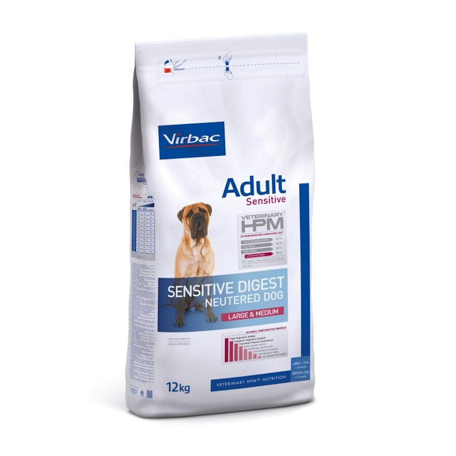 Virbac Adult Sensitive Digest Neutered Large Medium HPM Pienso para perros