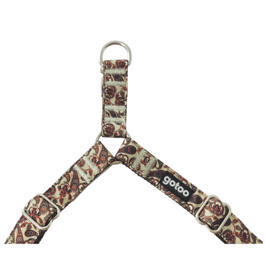 Gotoo Arn&eacute;s estampado cachemira caqui para perros, , large indicador imagen numero 4