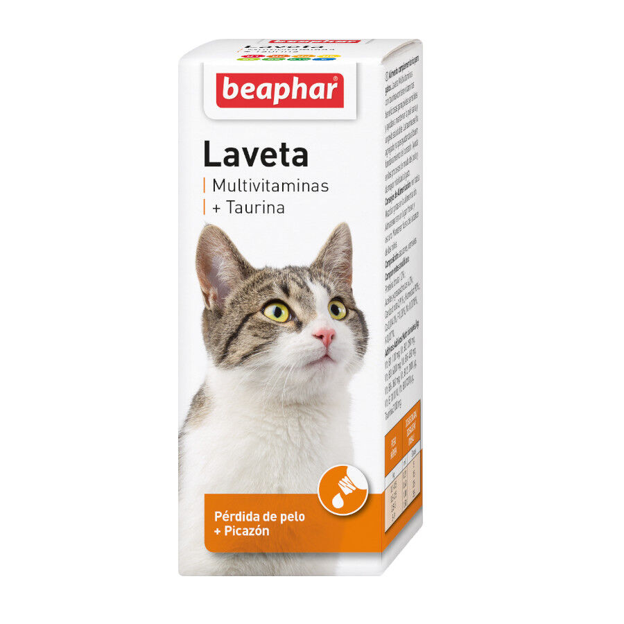 Beaphar Laveta Taurina vitaminas para gatos pelo indicador imagen numero 1