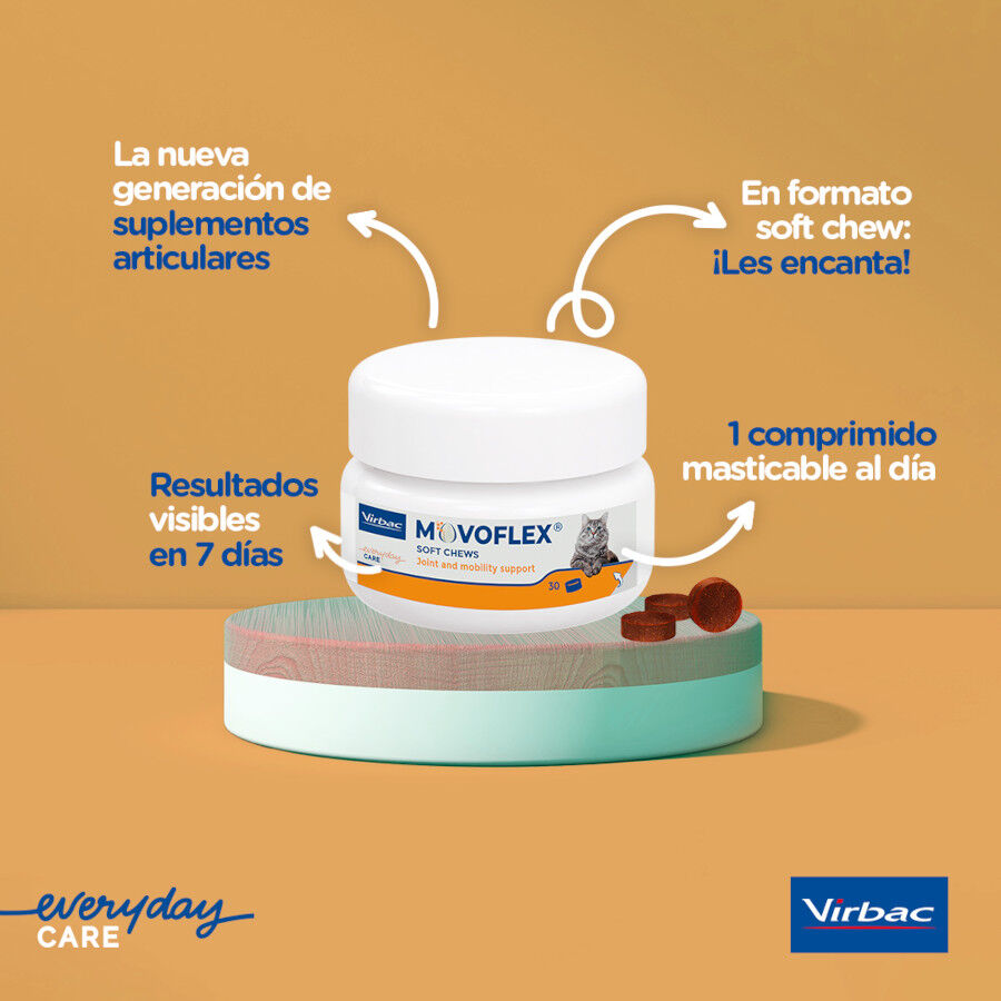 30 uds. Virbac Movoflex Soft Chews Suplemento para gatos, , large indicador imagen numero 3