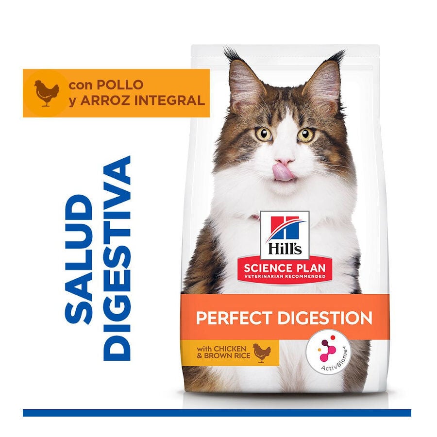 7 kg Hill's Science Plan Perfect Digestion Adult Pollo Pienso para gatos, , large indicador imagen numero 2