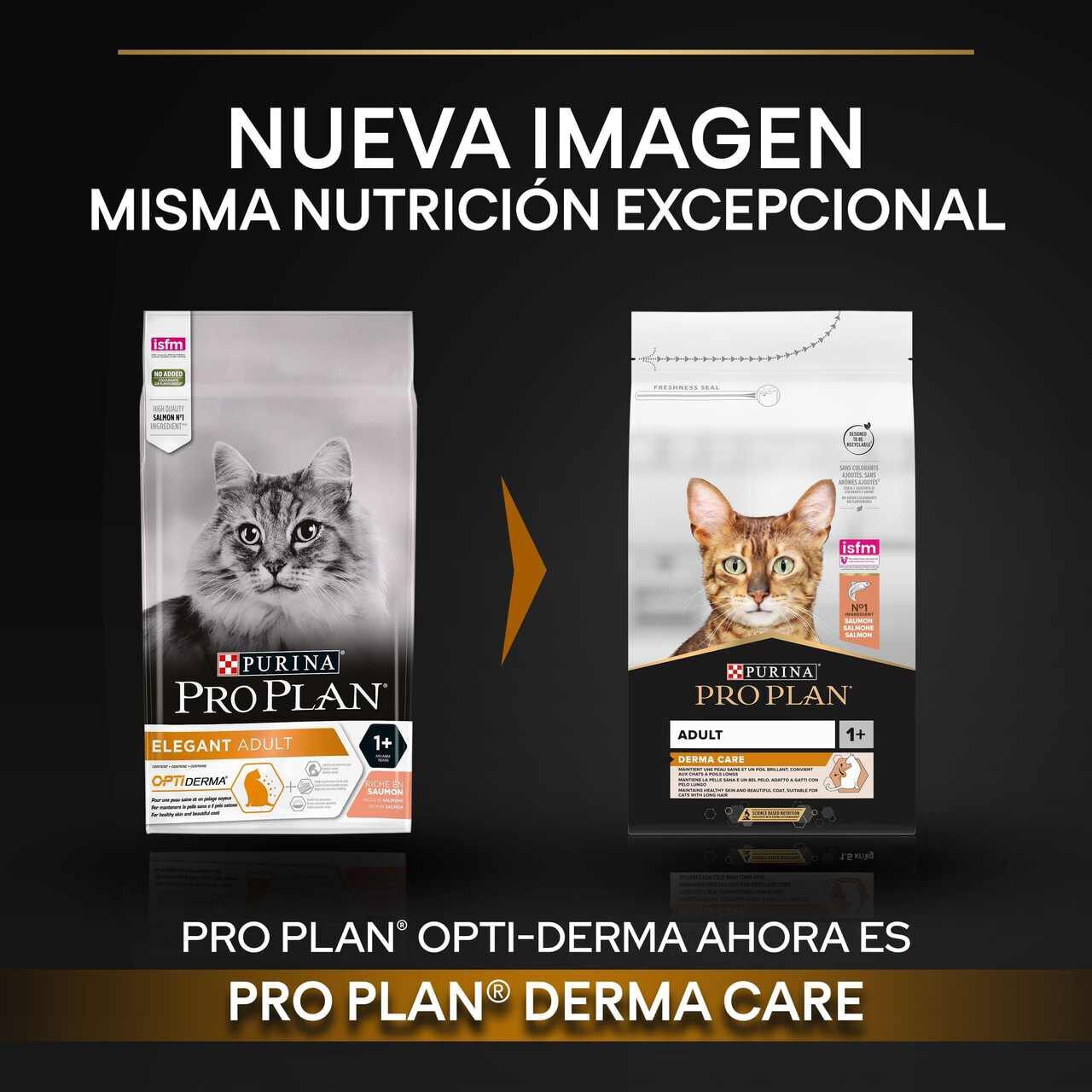 1.5 kg Pro Plan Adult 1+ Derma Care Salm&oacute;n Pienso para gatos, , large indicador imagen numero 2
