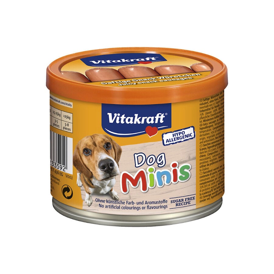 120 g Vitakraft Salchichas Minis de Carne para perros, , large Imagen numero 1
