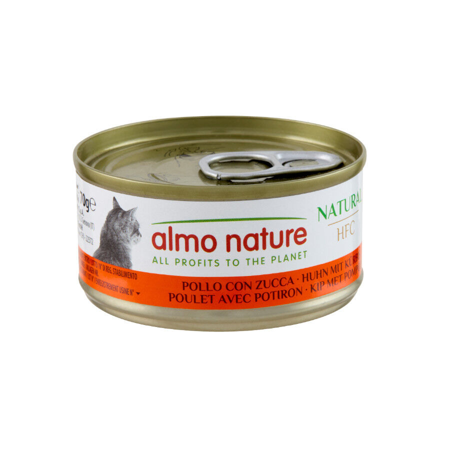 70 g Almo Nature HFC Natural Pollo Calabaza lata para gatos, , large indicador imagen numero 1