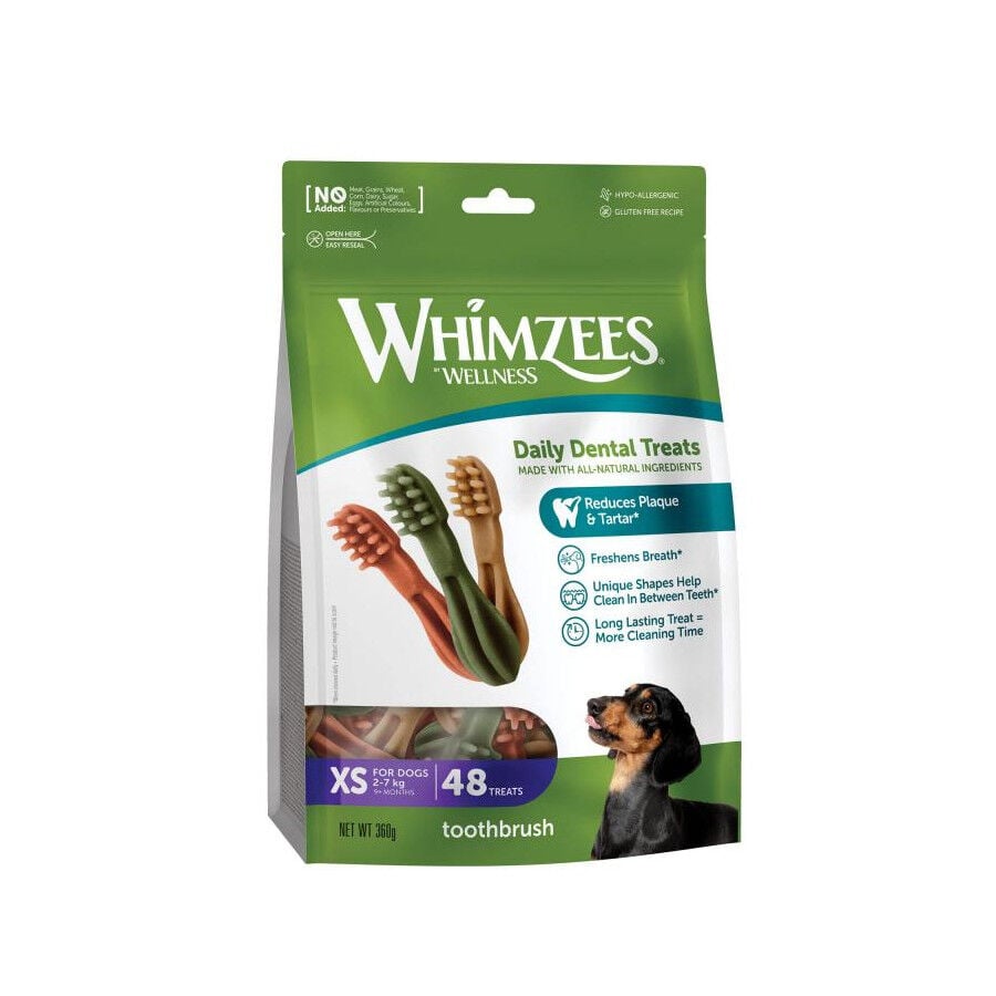 360 g Whimzees Snacks Dentales para perros de razas mini, , large Imagen numero 1