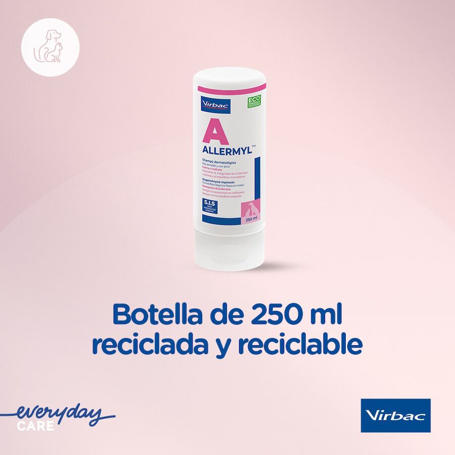 Virbac Allermyl Champ&uacute; dermatol&oacute;gico para piel sensible de perros y gatos, , large indicador imagen numero 7
