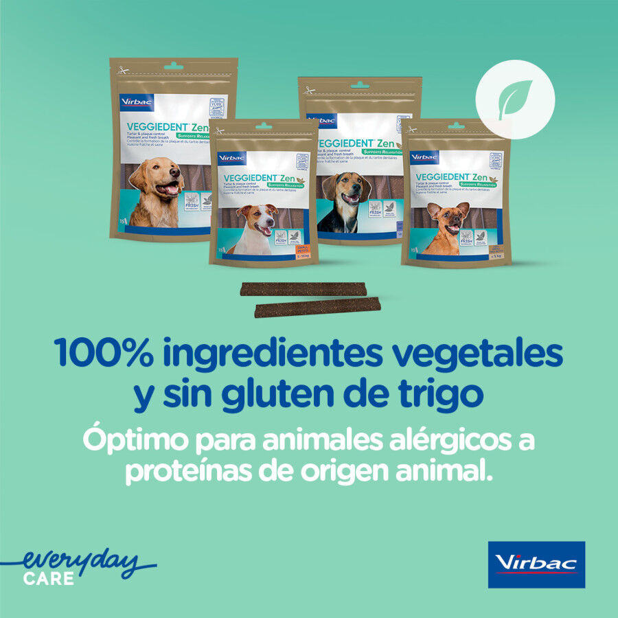 15 barritas Virbac L&aacute;minas Veggiedent Zen XS para perros, , large indicador imagen numero 11