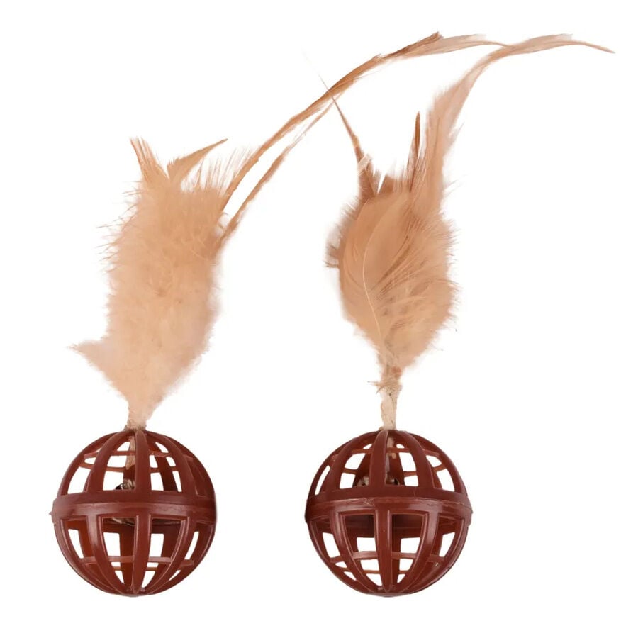 Flamingo Dian Pelota con Cascabel para gatos, , large Imagen numero 2