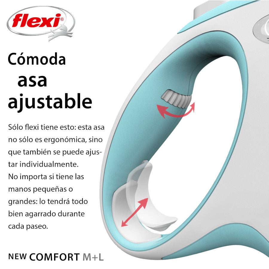 Flexi New Comfort Correa Extensible Azul para perros, , large indicador imagen numero 4