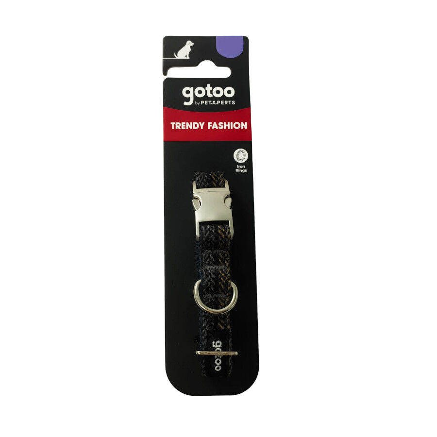 Gotoo Collar Tweed azul para perros, , large Imagen numero 6