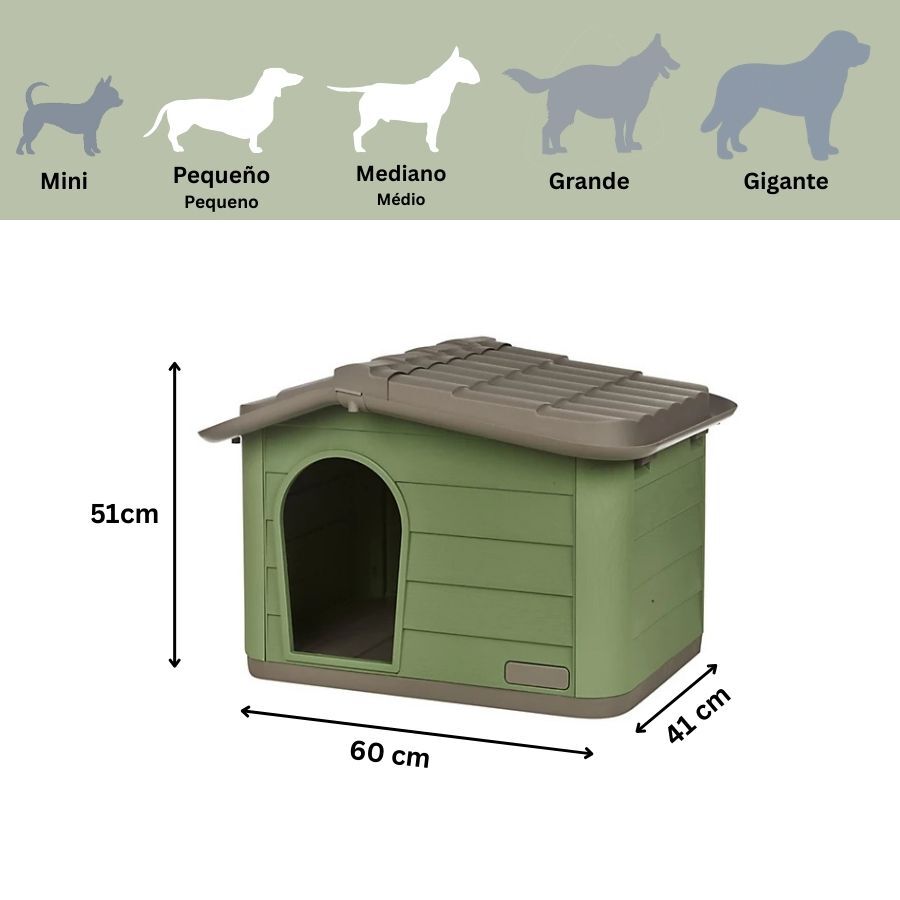 Nayeco Eco Line Caseta Desmontable Salvia para perros, , large indicador imagen numero 3