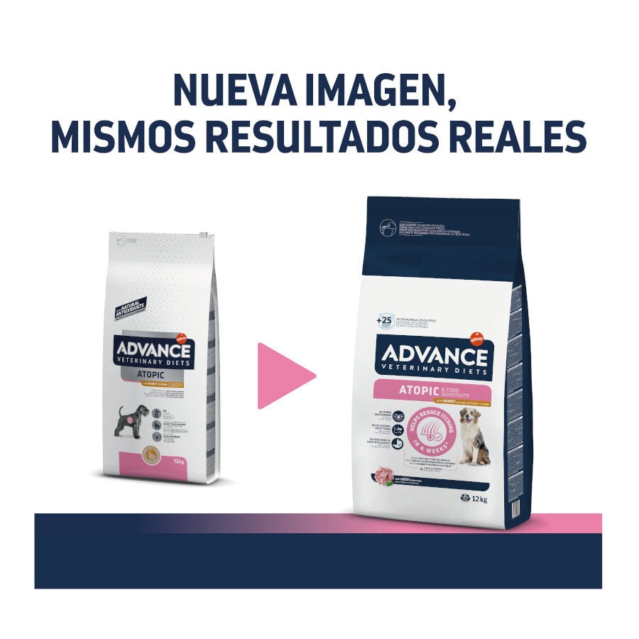 12 kg Advance Veterinary Diets Atopic Conejo y Guisantes pienso para perros, , large Imagen numero 2