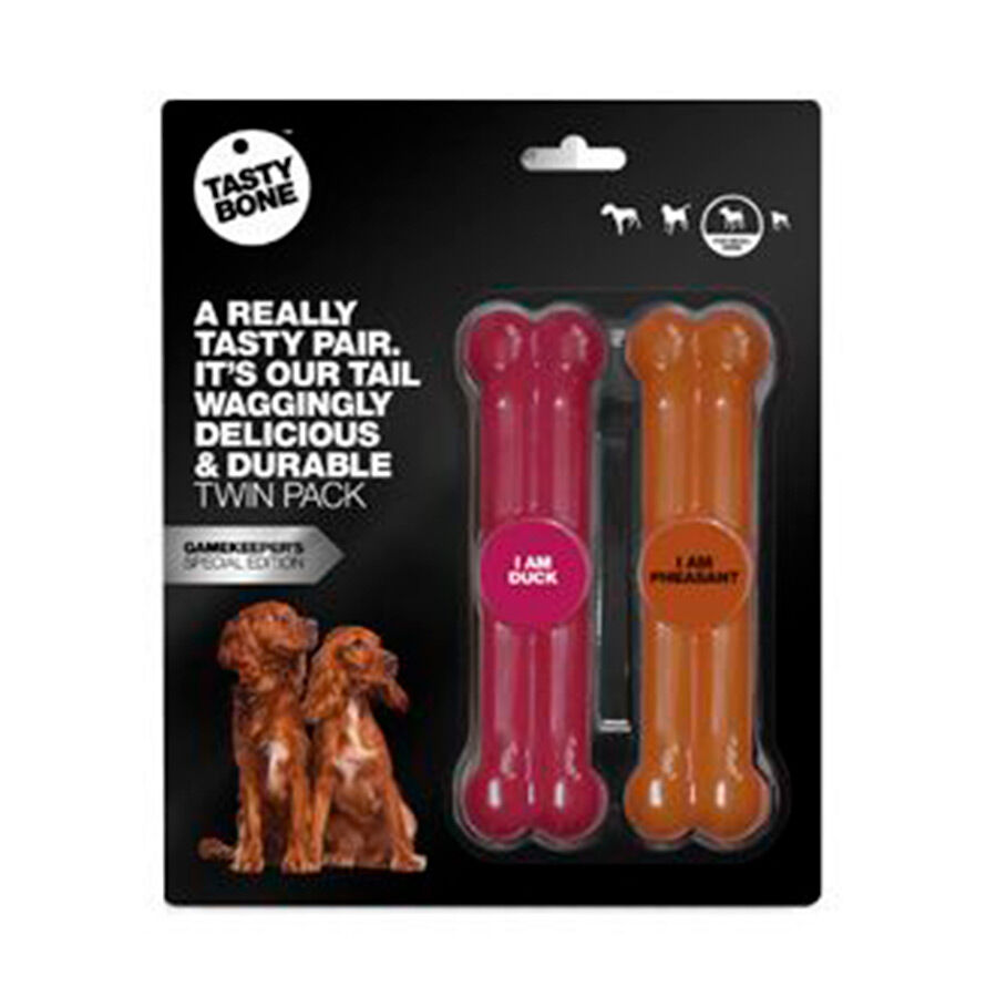 Juguete Tastybone Mordedor Pack razas medianas-Salchicha y Bacon Imagen numero 1