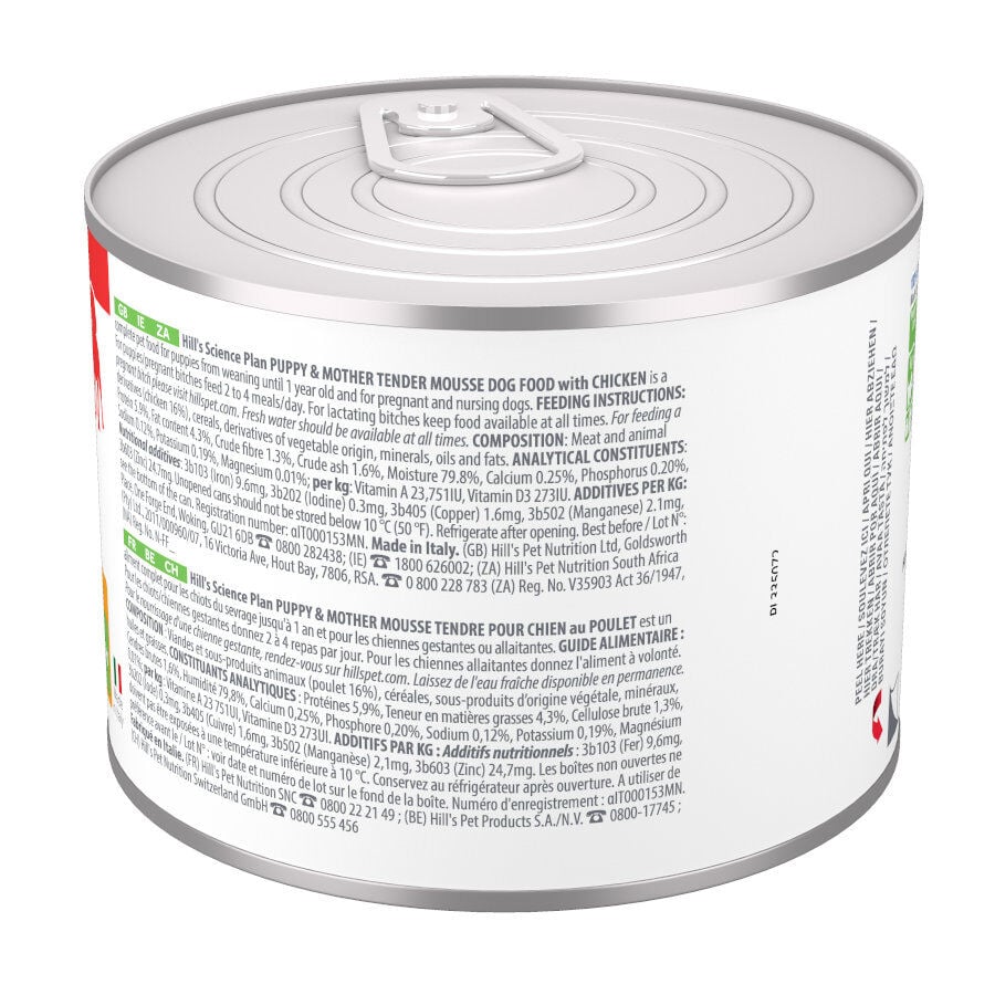 200 g Hill's Science Plan Puppy&Mother Mousse de Pollo lata para perros, , large indicador imagen numero 6