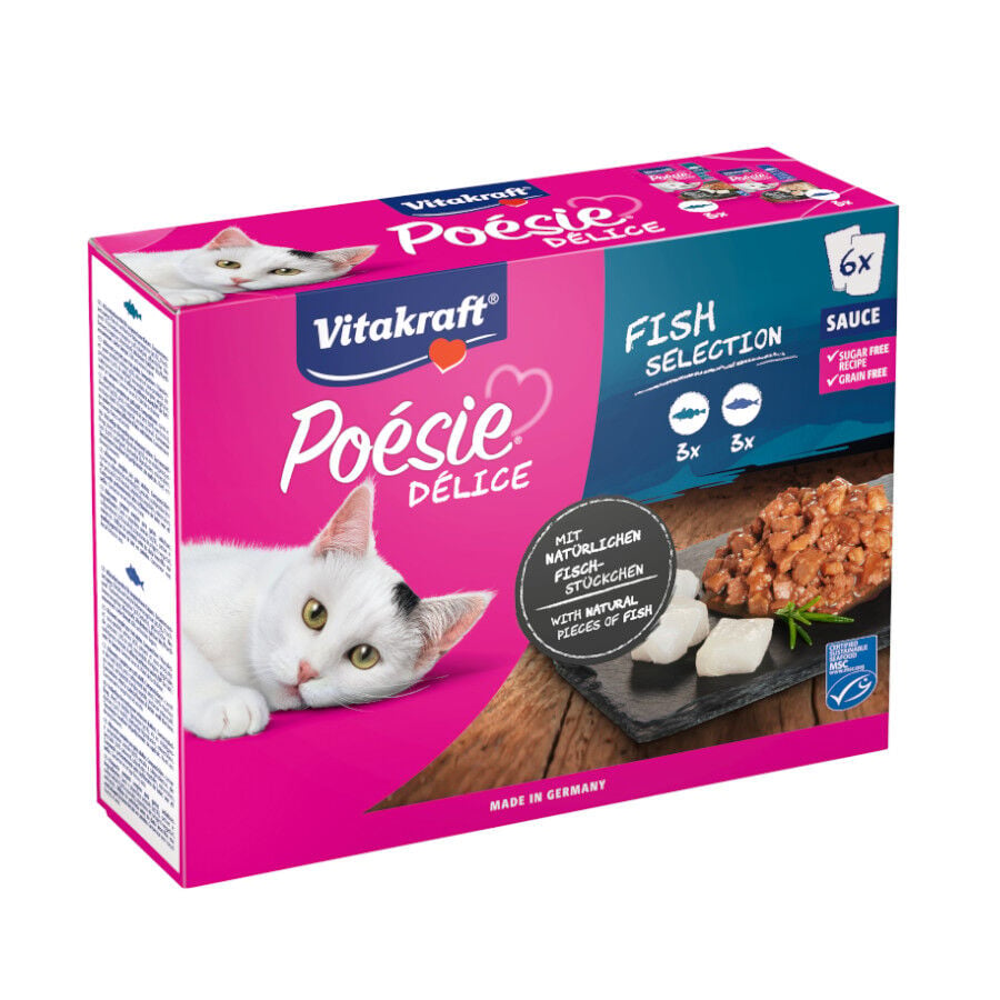 Vitakraft Po&eacute;sie Pouch pescado comida para gatos Imagen numero 1