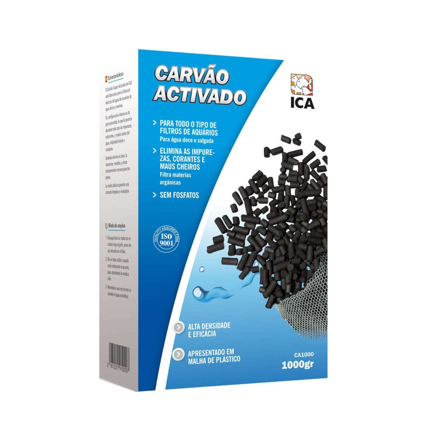 Ica Carb&oacute;n activo para filtros de acuarios, , large Imagen numero 1