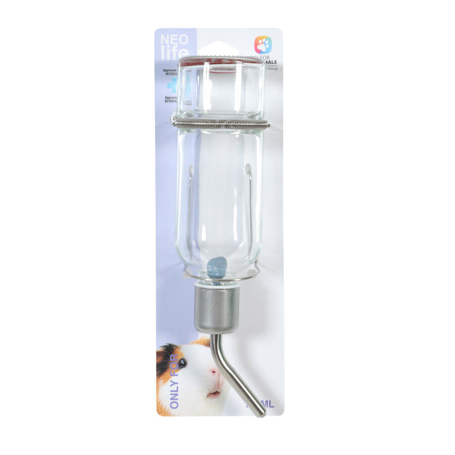 Zolux Neo life bebedero de vidrio para conejos y roedores, , large indicador imagen numero 1