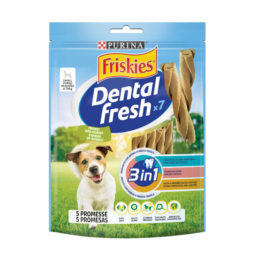 7 barritas Friskies Small Snacks Dentales Fresh para perros , , large Imagen numero 2