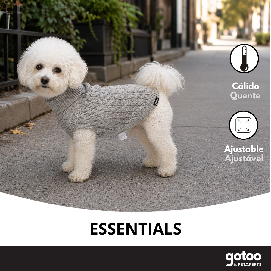 Gotoo Jersey de Punto Gris para perros, , large indicador imagen numero 6