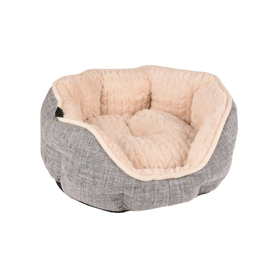 Flamingo Zupo Oct&oacute;gono Gris cama cuna para perros y gatos, , large indicador imagen numero 1