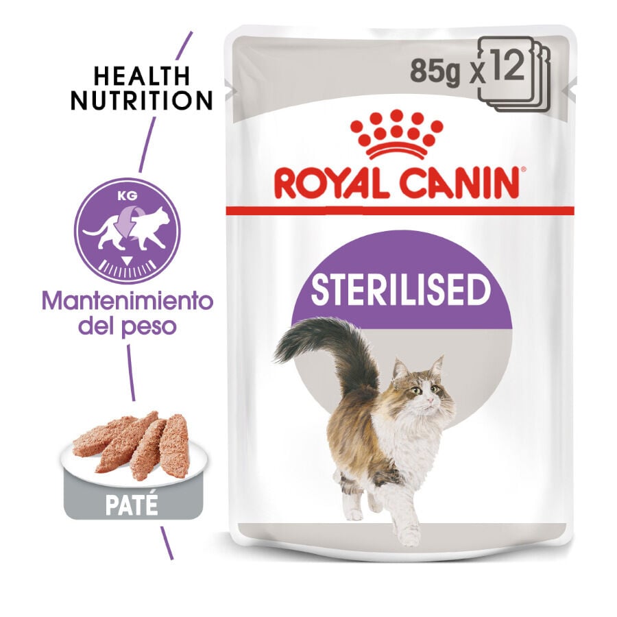 85 g Royal Canin Sterilised Pat&eacute; sobre para gatos, , large Imagen numero 2