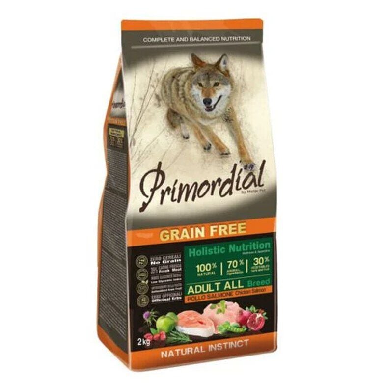 Primordial Adult Grain Free Pollo y Salm&oacute;n pienso para perros Imagen numero 1