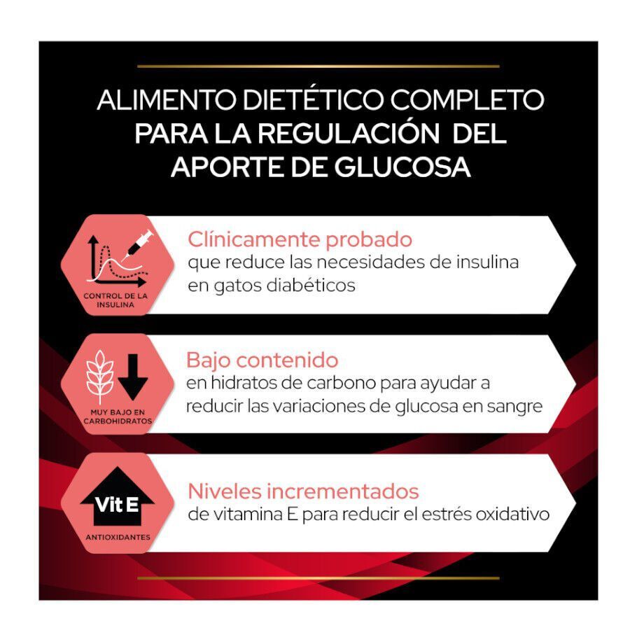 195 g Pro Plan Veterinary Diets Diabetes lata para gatos, , large indicador imagen numero 2
