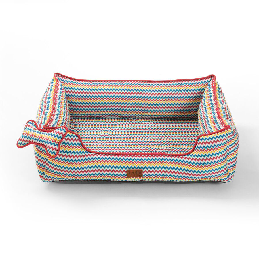 Leeby cama viscoel&aacute;stica colorida para perros, , large indicador imagen numero 1