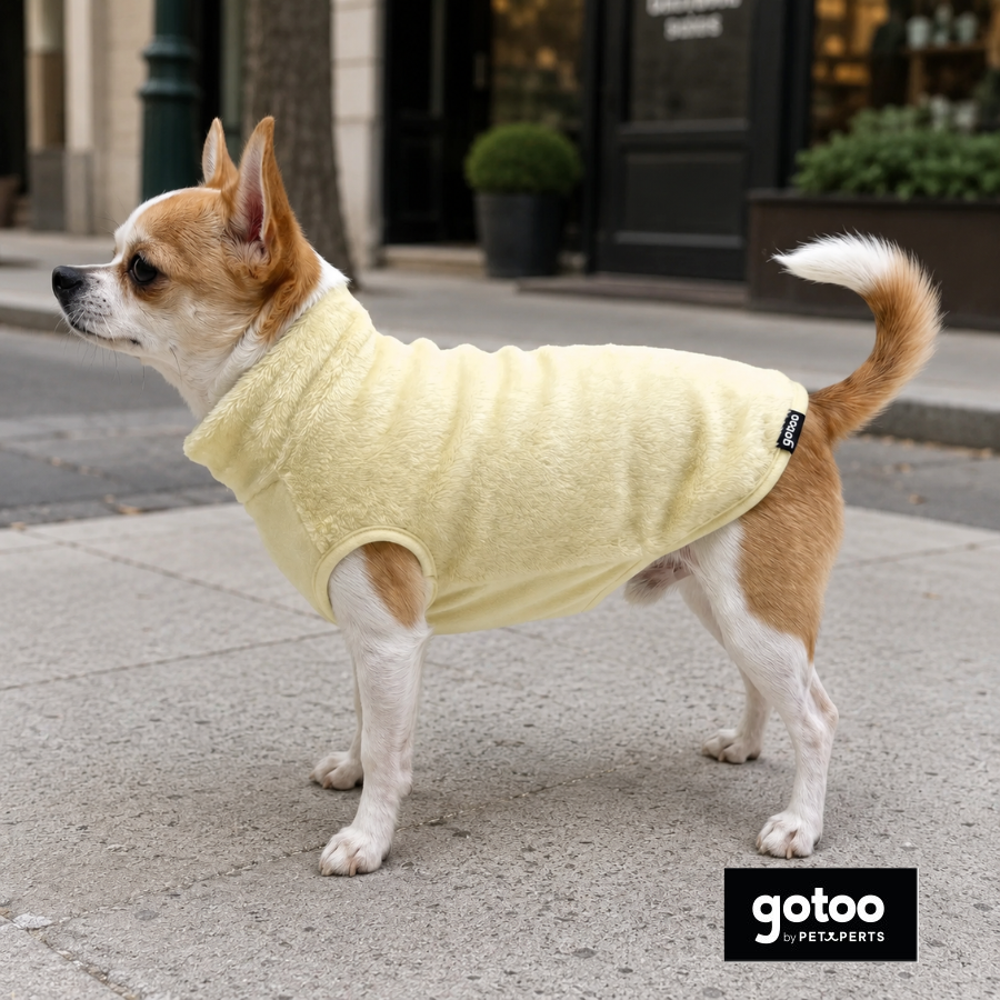 Gotoo Jersey Polar Amarillo para perros