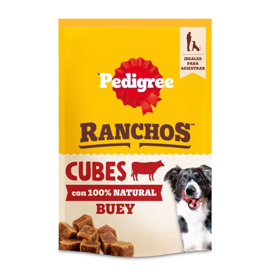 70 g Pedigree Bocaditos Ranchos Cubes de Buey para perros, , large indicador imagen numero 1