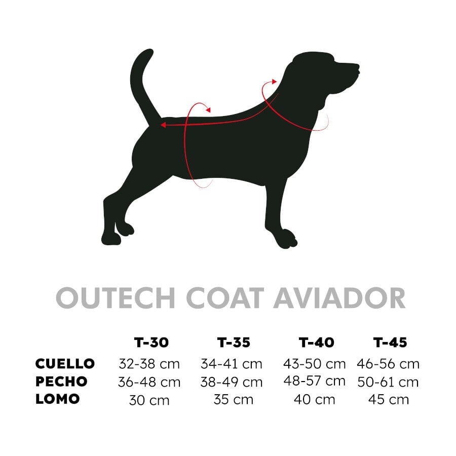 Outech Abrigo Estilo Aviador Rosa y Azul para perros, , large indicador imagen numero 5