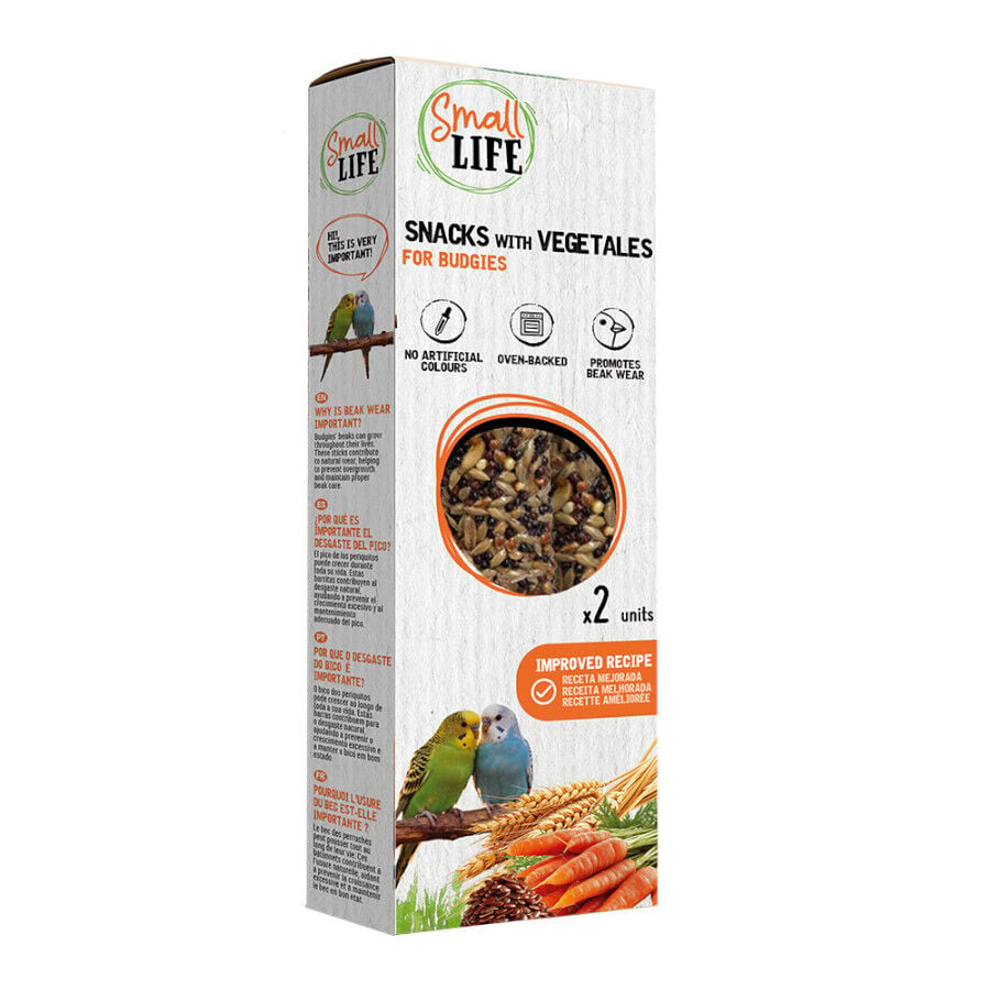 2 barritas Small Life Barritas Snack con Vegetales para periquitos, , large indicador imagen numero 1