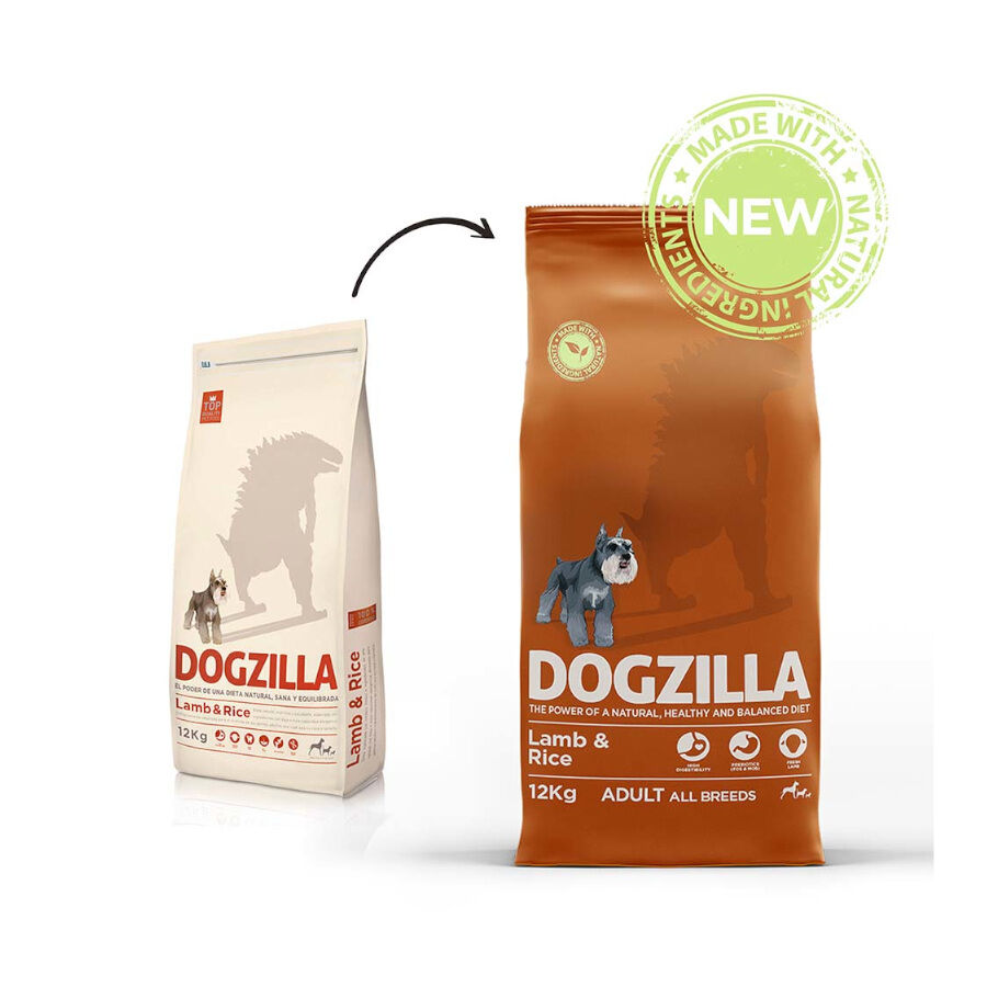 12 kg Dogzilla Adult Cordero y Arroz para perros, , large indicador imagen numero 2