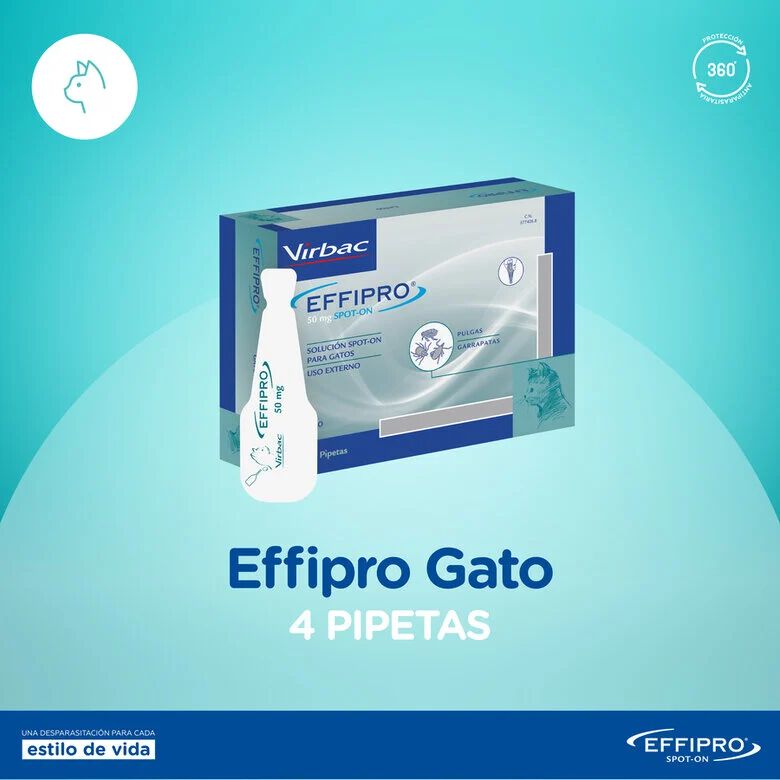Effipro Pipetas Antiparasitarias para gatos, , large indicador imagen numero 4
