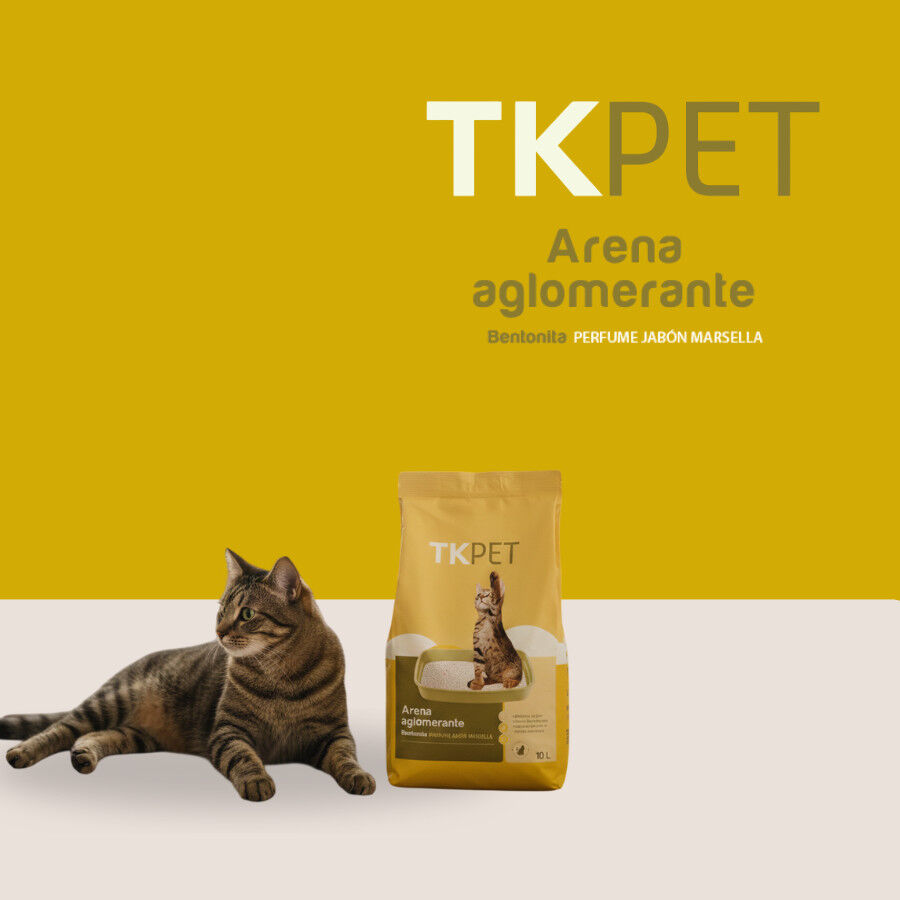 10 L TK-Pet Arena Aglomerante Bentonita y Marsella para gatos, , large indicador imagen numero 6
