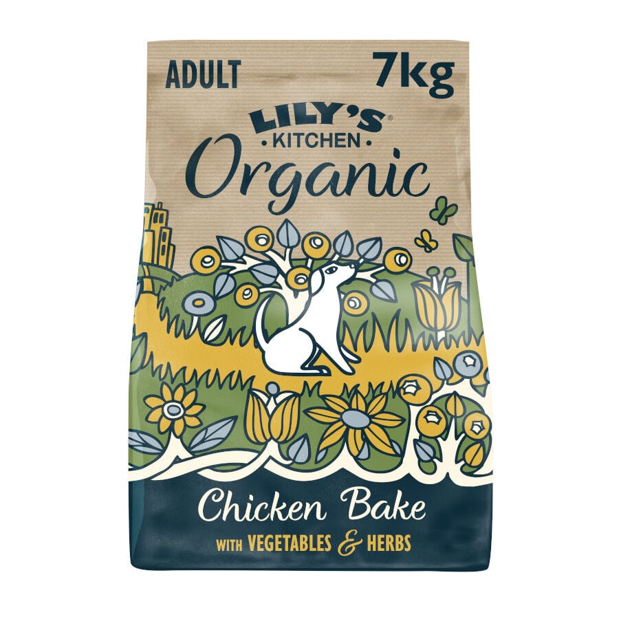 7 kg Lily's Kitchen Organic Pollo y Verdura pienso para perros, , large indicador imagen numero 1