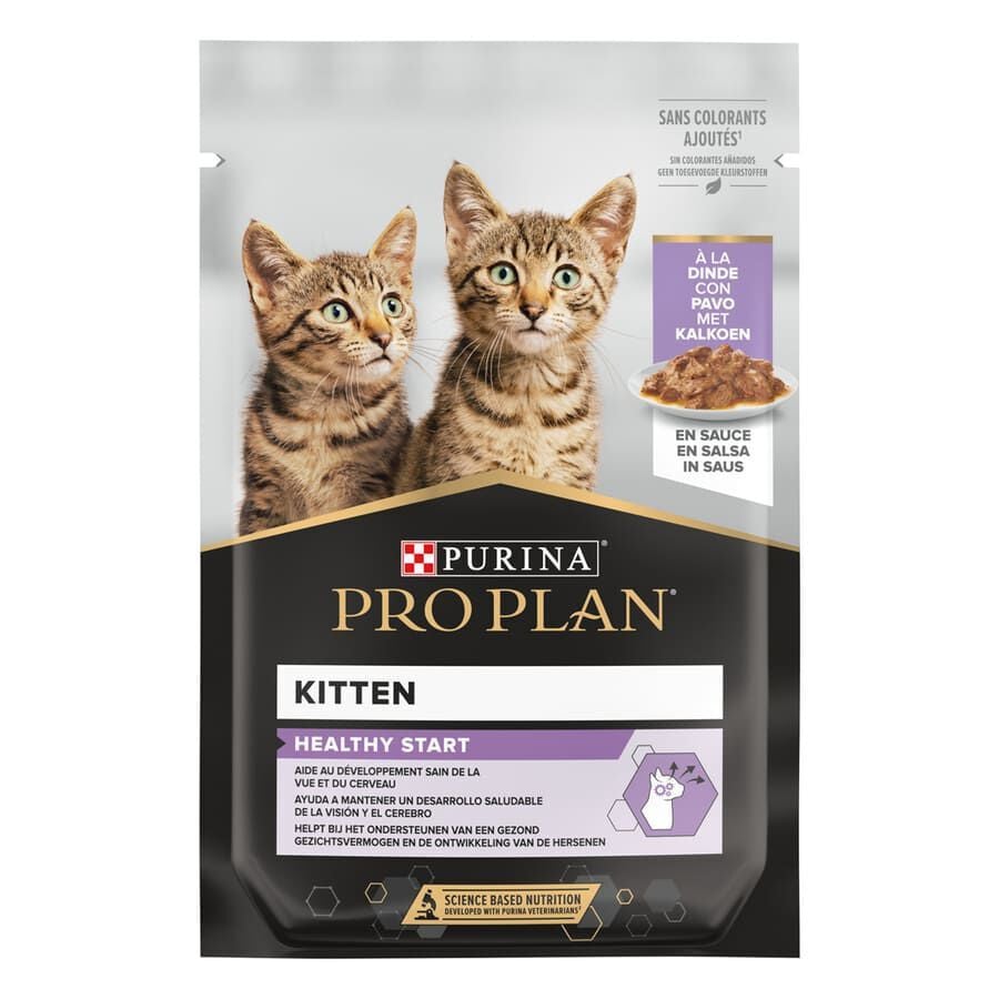 85 g Pro Plan NutriSavour Feline Kitten Pavo en salsa sobre para gatos&nbsp;, , large Imagen numero 1