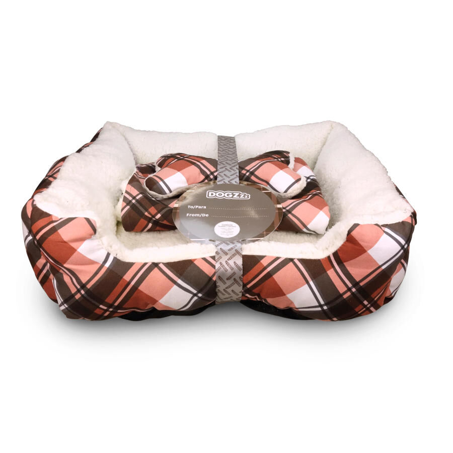 Guau Christmas pack cama y manta plaid set indicador imagen numero 1