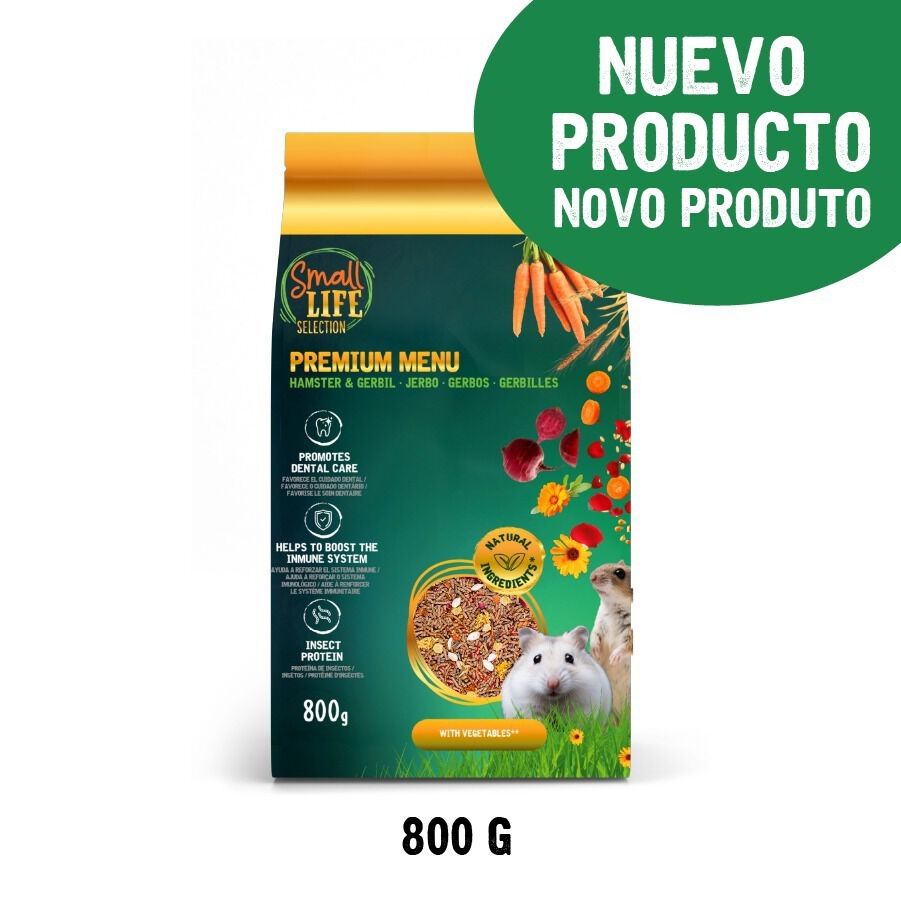 0.8 kg Small Life Selection Premium Men&uacute; Pienso para h&aacute;mster, , large indicador imagen numero 2