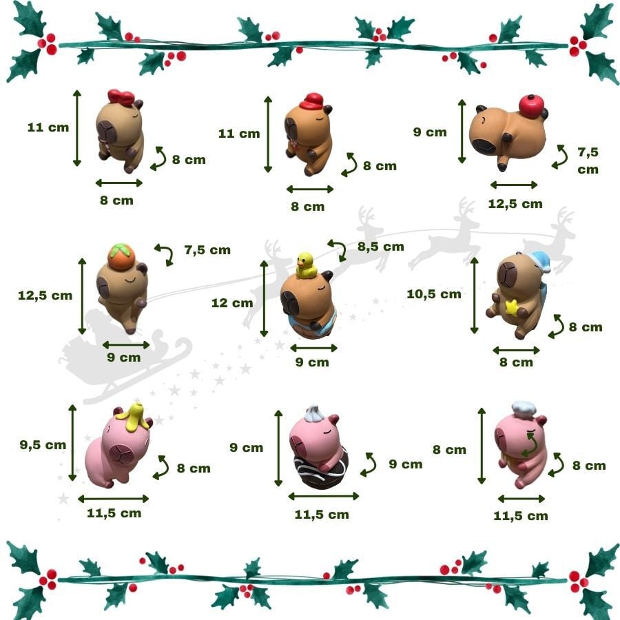 Wonder Christmas Colecci&oacute;n Capibara Juguete para perros, , large Imagen numero 4