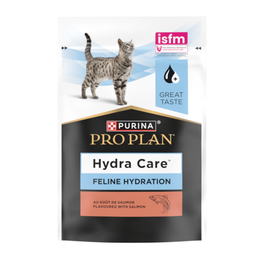 10 sobres x 75 g Pro plan Veterinary diets Hydra Care Salm&oacute;n suplemento para gatos, , large indicador imagen numero 2